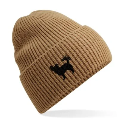 Chihuahua Owner Gift Clothing Gifts.  Recycled Oversized Cuffed Beanie Ski Hat From The House Of Dog. - Image 3