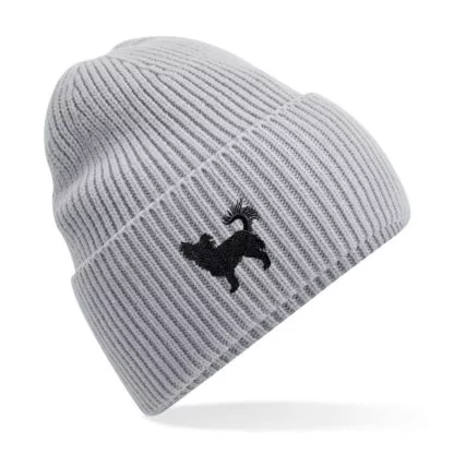 Chihuahua Owner Gift Clothing Gifts.  Recycled Oversized Cuffed Beanie Ski Hat From The House Of Dog. - Image 4