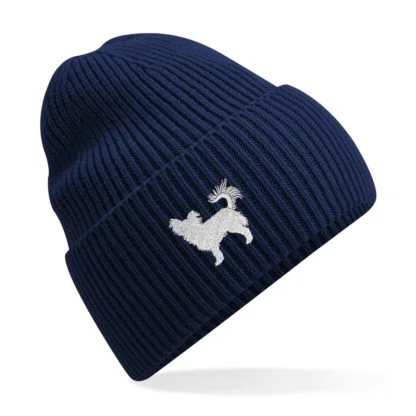 Chihuahua Owner Gift Clothing Gifts.  Recycled Oversized Cuffed Beanie Ski Hat From The House Of Dog. - Image 6