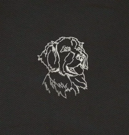 Golden Retriever Owner Clothing Gift Embroidered Polo Shirt, From The House Of Dog. - Image 3