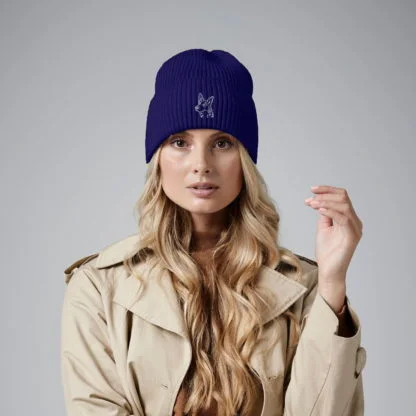 German Shepherd Alsatian Owner Clothing Gifts. Oversized Cuffed Beanie Ski Hat From The House Of Dog. - Image 4