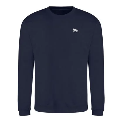 German Shepherd Dog Owner Clothing Gifts Embroidered Silhouette Sweatshirt From The House Of Dog. - Image 6