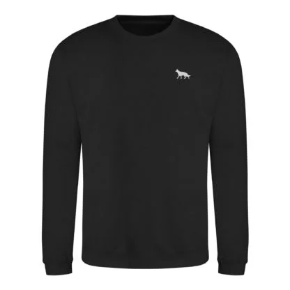 German Shepherd Dog Owner Clothing Gifts Embroidered Silhouette Sweatshirt From The House Of Dog. - Image 5