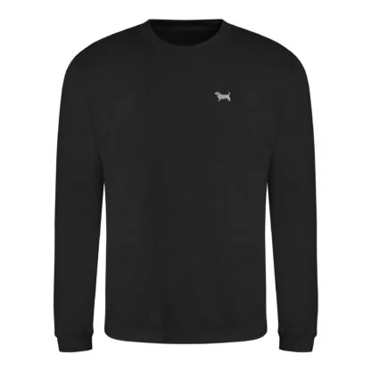 Basset Hound Owner Clothing Gifts Embroidered Sweatshirt From The House Of Dog. - Image 2