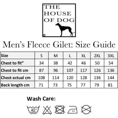 Basset Hound Owner Clothing Gifts Embroidered Men's Fit Fleece Gilet, From The House Of Dog. - Image 5