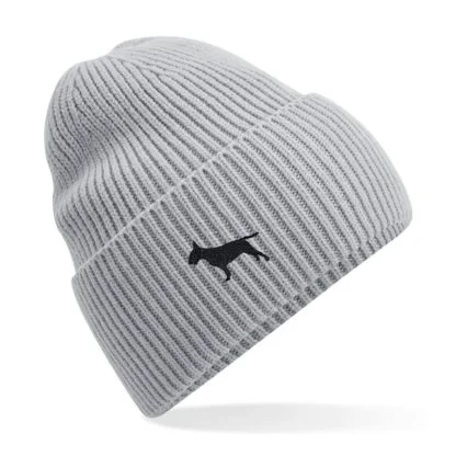 Bull Terrier Owner Clothing Gifts. Oversized Cuffed Beanie Ski Hat From The House Of Dog. - Image 5