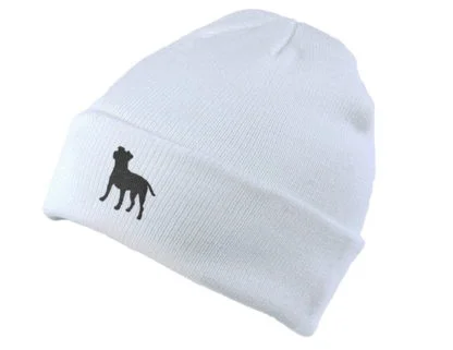 Jack Russell Terrier Owner Gifts, Unisex Beanie Ski Hat With Embroidered Design From The House Of Dog. - Image 3