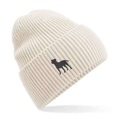 Jack Russell Terrier Owner Gift Clothing Gifts.  Recycled Oversized Cuffed Beanie Ski Hat From The House Of Dog. - Image 4