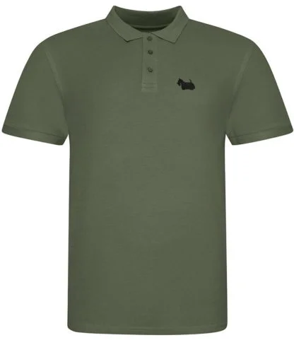 Scottie Dog Scottish Terrier Owner Clothing Gift Embroidered Polo Shirt, From The House Of Dog. - Image 8