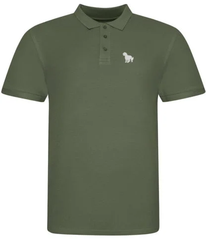 Cockapoo Silhouette Clothing Gift Embroidered Polo Shirt, From The House Of Dog. - Image 5