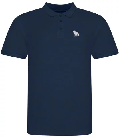 Cockapoo Silhouette Clothing Gift Embroidered Polo Shirt, From The House Of Dog. - Image 6