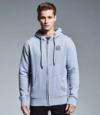 Cockapoo Hoody Clothing Gifts Embroidered Unisex Organic Full Zip Hoodie. - Image 2
