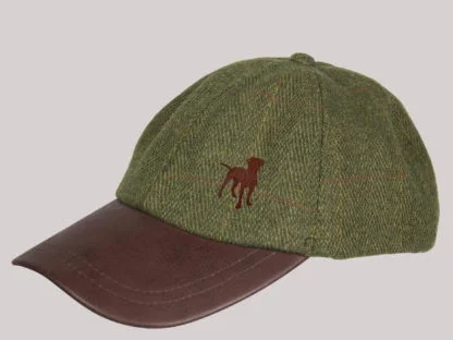 Rottweiler Owner Rottie Clothing Gifts. Embroidered Tweed Baseball Cap with Leather Peak from The House Of Dog.
