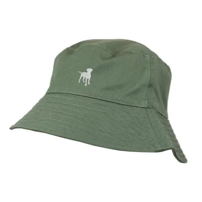 Rottweiler Owner Gifts. 100% Washed Chino Cotton Embroidered Bucket Sun Hat With Cotton Lining From The House Of Dog.