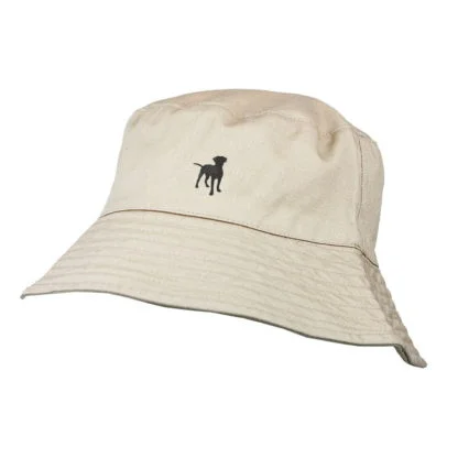 Rottweiler Owner Gifts. 100% Washed Chino Cotton Embroidered Bucket Sun Hat With Cotton Lining From The House Of Dog. - Image 3