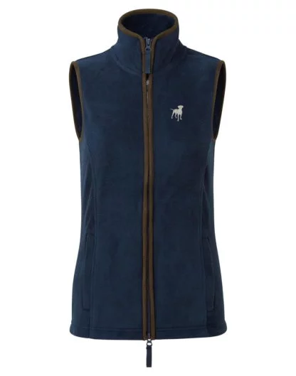 Rottweiler Rottie Clothing Gift Embroidered Women's Fit Fleece Gilet. - Image 4