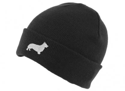 Corgi Owner Gifts, Unisex Beanie Ski Hat With Embroidered Design From The House Of Dog. - Image 10