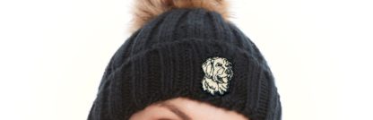 Golden Retriever Goldie Owner Clothing Gifts, Faux Fur Pom Pom Chunky Knit Super Soft Unisex Embroidered Beanie. - Image 8