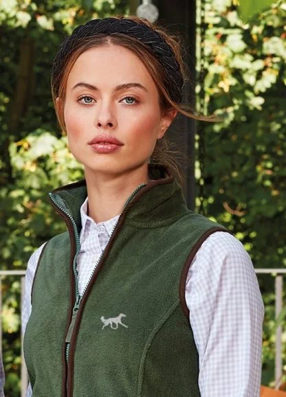 Saluki Owner Clothing Gifts Embroidered Fleece Gilet From The House Of Dog. - Image 2