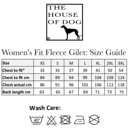 Saluki Owner Clothing Gifts Embroidered Fleece Gilet From The House Of Dog. - Image 9