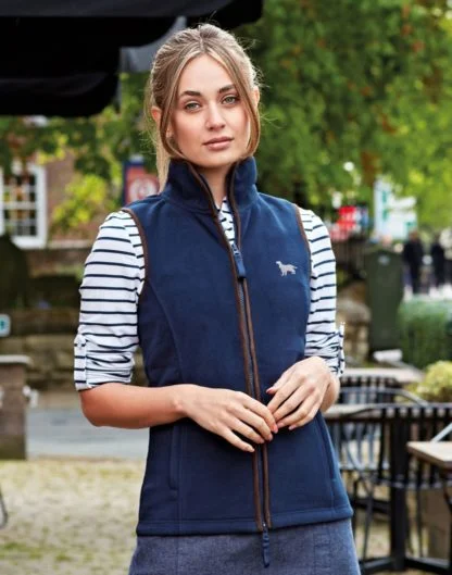 Cocker Spaniel Owner Clothing Gifts Embroidered Fleece Gilet From The House Of Dog.
