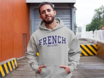 Frenchie french bulldog owner gifts printed hoodie gift sweatshirt t-shirt from the house of dog. - Image 4