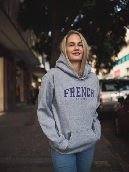 Frenchie french bulldog owner gifts printed hoodie gift sweatshirt t-shirt from the house of dog. - Image 5