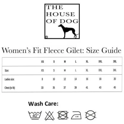 Vizsla owner clothing gifts embroidered fit fleece gilet from the house of dog. - Image 10