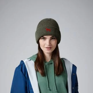 Irish red setter clothing gifts. water repellent thermal beanie ski hat from the house of dog.