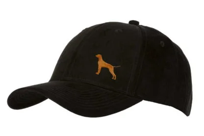 Vizsla Gifts, Faux Suede Embroidered Baseball Cap. - Image 4