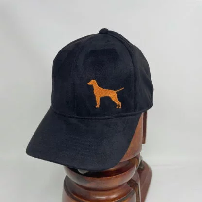 Vizsla Gifts, Faux Suede Embroidered Baseball Cap. - Image 5