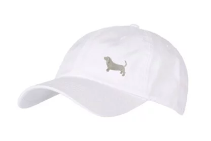 Basset Hound Owner Clothing Gifts. 100% Washed Chino Cotton Embroidered 6 Panel Unstructured Baseball Cap Hat From The House Of Dog. - Image 7