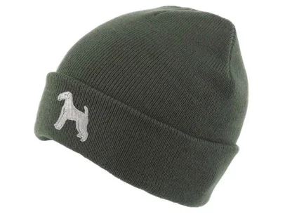 Airedale Terrier Gifts, Beanie Ski Hat With Embroidered Design From The House Of Dog. - Image 6