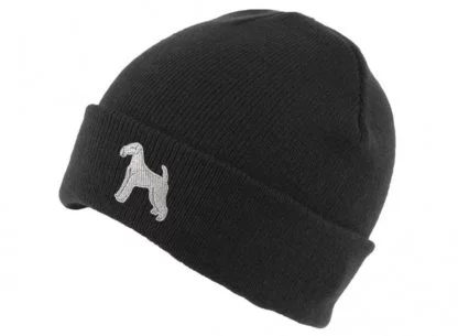 Airedale Terrier Gifts, Beanie Ski Hat With Embroidered Design From The House Of Dog. - Image 8