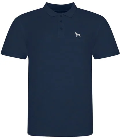 Boston Terrier Clothing Gift Embroidered Polo Shirt, From The House Of Dog. - Image 7