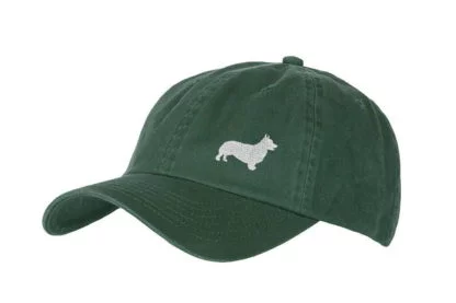 Welsh Corgi Owner Clothing Gifts. 100% Washed Chino Cotton Embroidered 6 Panel Unstructured Baseball Cap - Image 4