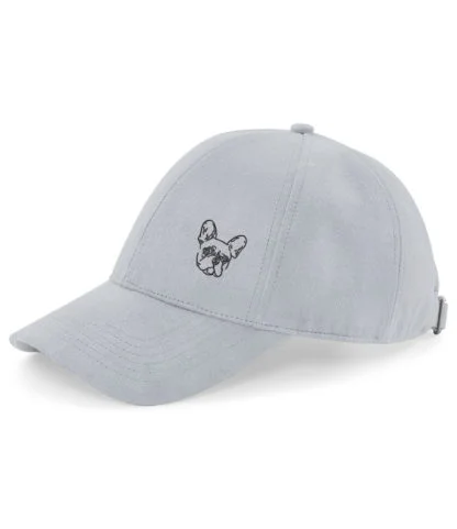 French Bulldog Frenchie Owner Clothing Gifts, Faux Suede Leather Baseball Cap Hat From The House Of Dog. - Image 4