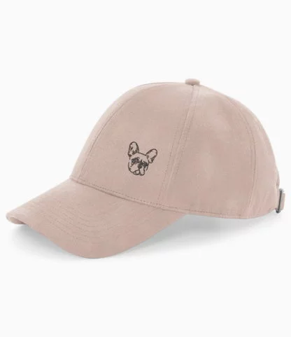 French Bulldog Frenchie Owner Clothing Gifts, Faux Suede Leather Baseball Cap Hat From The House Of Dog. - Image 5