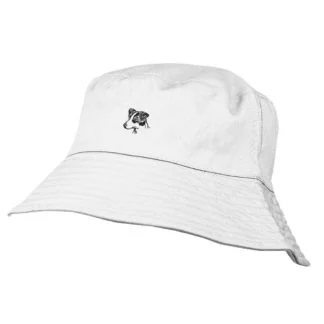 Jack Russell Terrier Owner Gifts. 100% Washed Chino Cotton Embroidered Bucket Sun Hat With Cotton Lining From The House Of Dog.