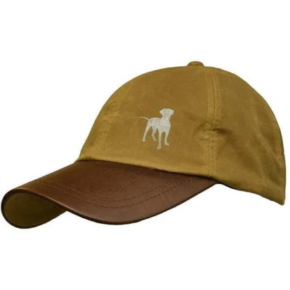 Rottweiler Rottie Clothing Gifts, Waxed Cotton Leather Peak Baseball Cap From The House Of Dog. - Image 5