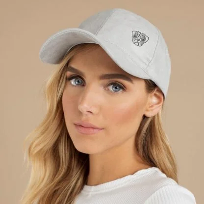 Pug Dog Owner Clothing Gifts, Faux Suede Leather Baseball Cap, From The House Of Dog. - Image 3
