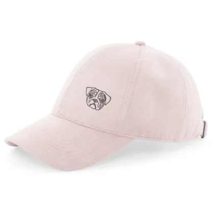 Pug Dog Owner Clothing Gifts, Faux Suede Leather Baseball Cap, From The House Of Dog. - Image 6