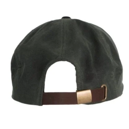 Cocker Spaniel Clothing Gifts, Waxed Cotton Leather Peak Waterproof Baseball Cap From The House Of Dog. - Image 6