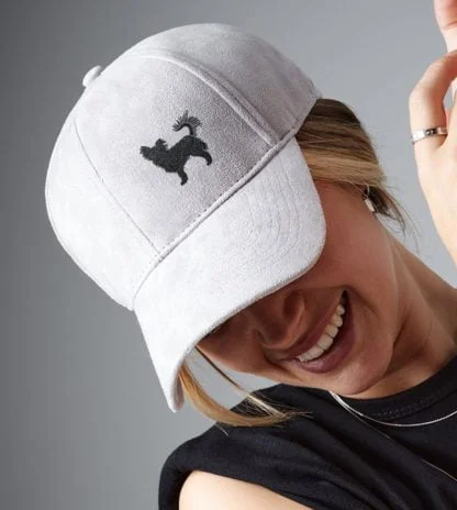 Chihuahua Owner Clothing Gifts, Faux Suede Leather Baseball Cap Hat From The House Of Dog.