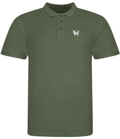 Chihuahua Clothing Gift Embroidered Polo Shirt, From The House Of Dog. - Image 2