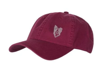 Border Collie Sheepdog Owner Clothing Gifts, 100% Washed Chino Cotton Embroidered 6 Panel Unstructured Baseball Cap From The House Of Dog. - Image 7