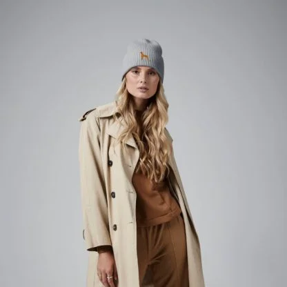 Hungarian Vizsla Owner Clothing Gifts.  Oversized Cuffed Beanie Ski Hat From The House Of Dog. - Image 2