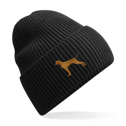 Hungarian Vizsla Owner Clothing Gifts.  Oversized Cuffed Beanie Ski Hat From The House Of Dog. - Image 5