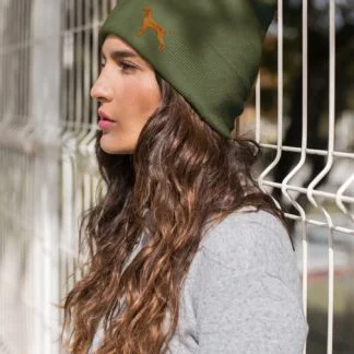 Hungarian Vizsla Owner Clothing Gifts. Soft Knit Warm Winter Beanie Ski Hat From The House Of Dog.