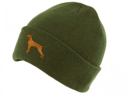 Hungarian Vizsla Owner Clothing Gifts. Soft Knit Warm Winter Beanie Ski Hat From The House Of Dog. - Image 5